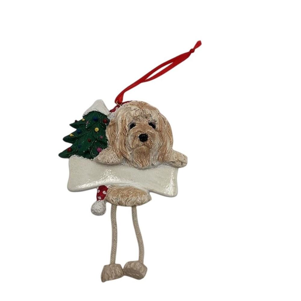 Goldendoodle Christmas Ornament with Dangling Legsβ by Callisters